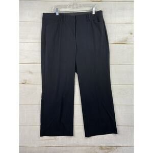 Lane Bryant Black Straight Leg Pants